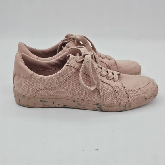 Treasure & Bond Women's Pink Coral Flecked Monroe Canvas Lace Up Sneaker Size 7 - Picture 7 of 12